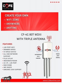 COFE CF-4G 807WDiii OUTDOOR 4G Sim Wi-Fi Router