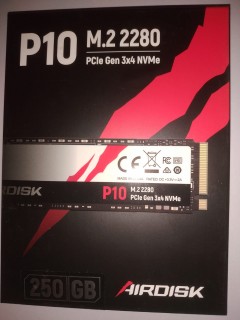 250GB M.2 NVME SSD AIRDISK